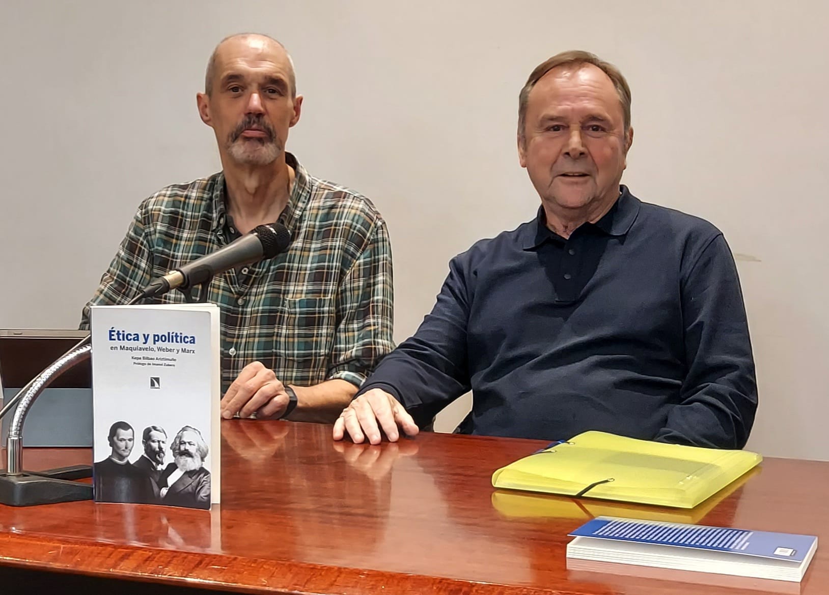 Intervención de Kepa Bilbao Ariztimuño en la presentación/coloquio del libro «Ética y política en Maquiavelo, Weber y Marx»